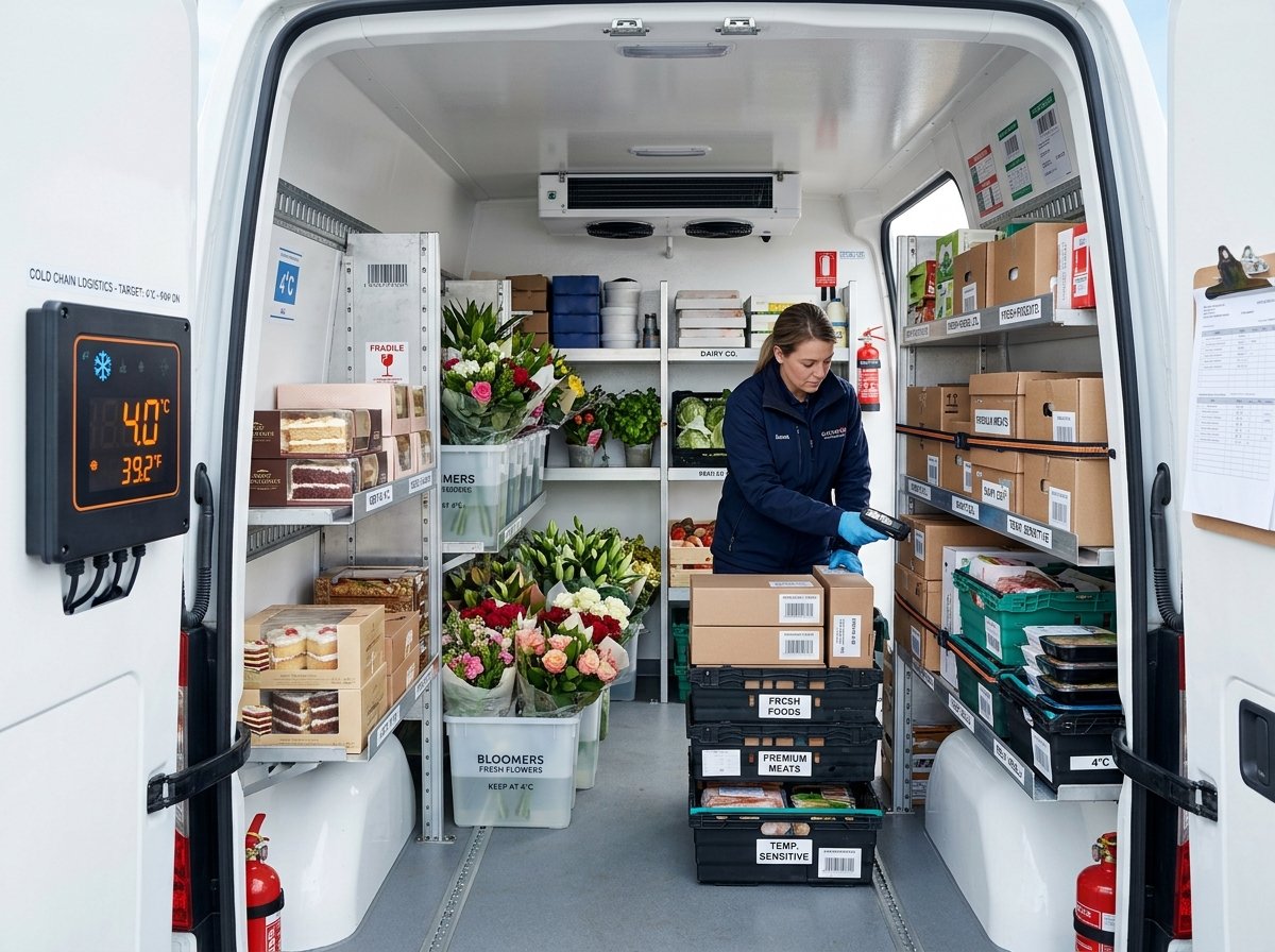 MOVEX refrigerated delivery van interior